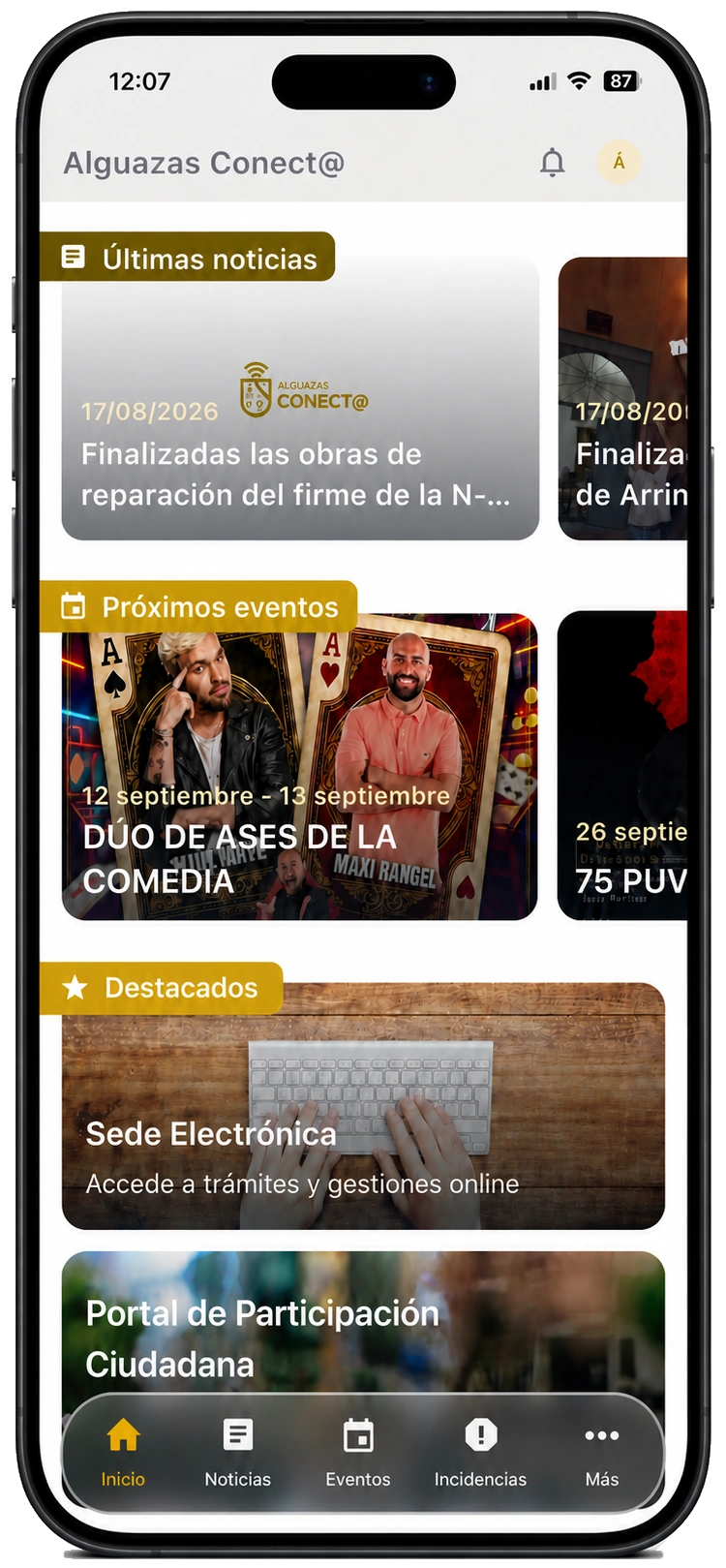 Inicio de Alguazas Conect@