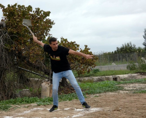 Martín Fenollar se lleva el primer premio en la XXI Edición del Concurso Regional de Lanzamiento de Legón de Alguazas 2
