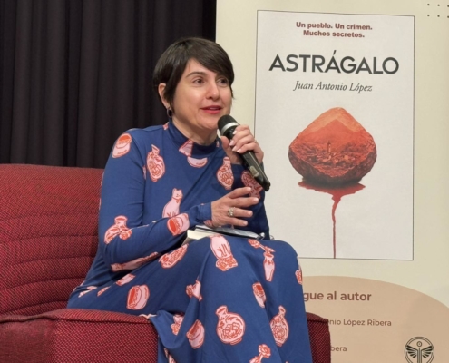 Juan Antonio López presenta su novela Astrágalo en Alguazas 7