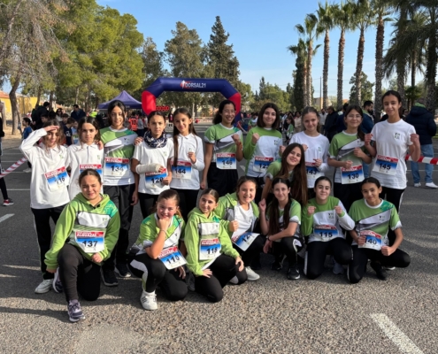 Medio millar de escolares se dan cita en el Cross Municipal 7